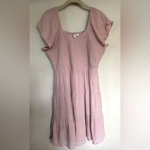 Andree by Unit Womens casual mauve dress